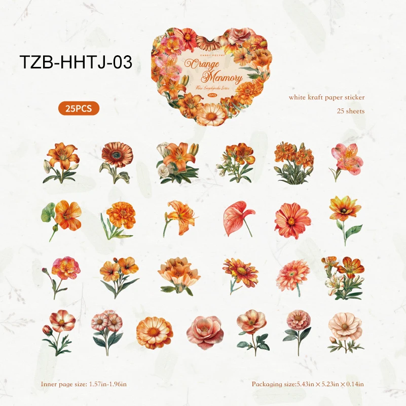 

Винтажные цветочные наклейки для скрапбукинга