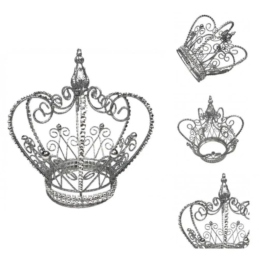 

Anti-wear Reusable Beautiful Crown Shape Tiara Decor for Decoration