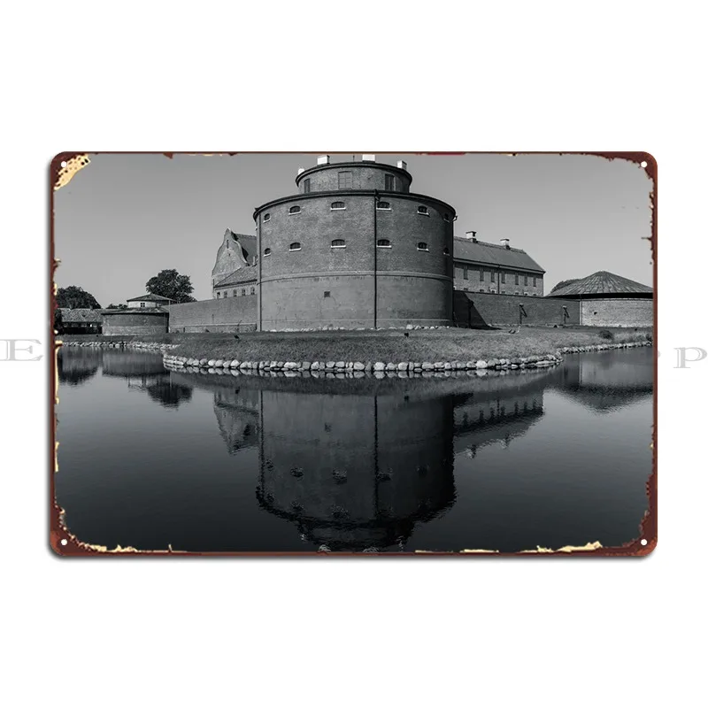 

Landskrona Slott металлический плакат, плакат, настенная пещера, Настенный декор на заказ, жестяные пластинки Sign, плакат