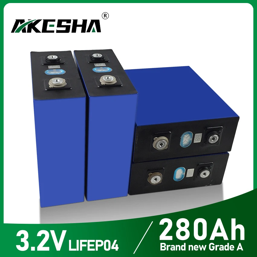 100% новый аккумулятор класса А 3,2 в а/ч перезаряжаемый 12 В Lifepo4 а/ч 24 В для солнечного вилочного погрузчика, тележки для гольфа, EV с шиной