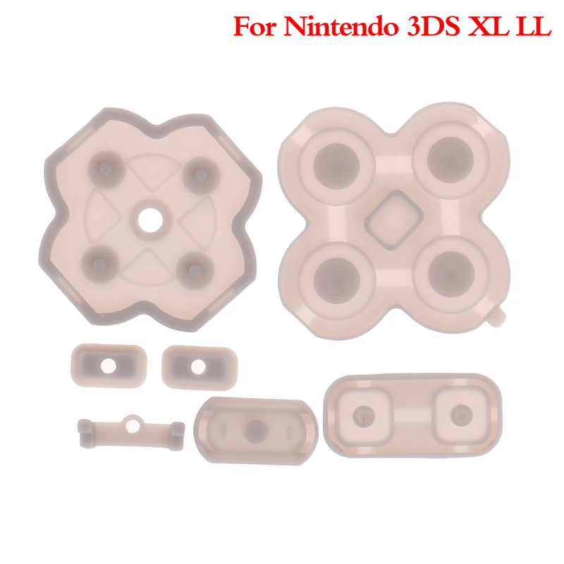 

1Set Silicone Conductive Rubber Pads Buttons For Nintendo New 3DS XL LL Console
