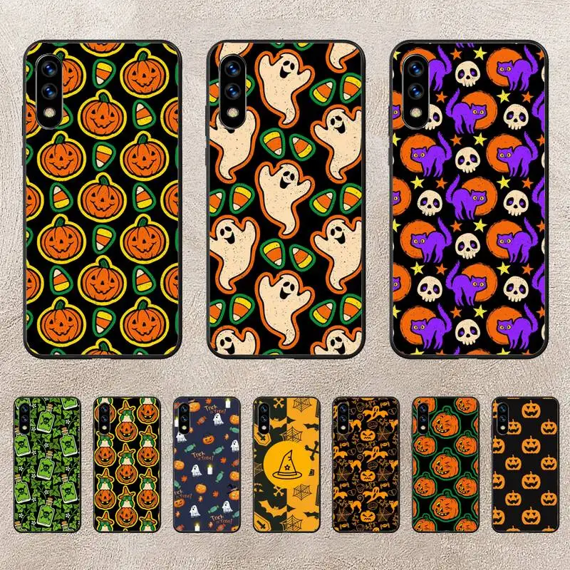 Чехол для телефона Bat Halloween для Huawei P10 P20 P30 P50 Lite Pro P Smart Plus