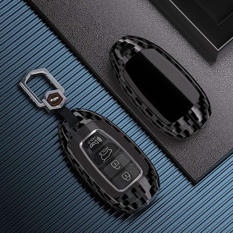 Чехол для ключей от автомобиля с 3/4/5 кнопками брелок Hyundai I30 Ix35 KONA Encino Solaris Azera Grandeur