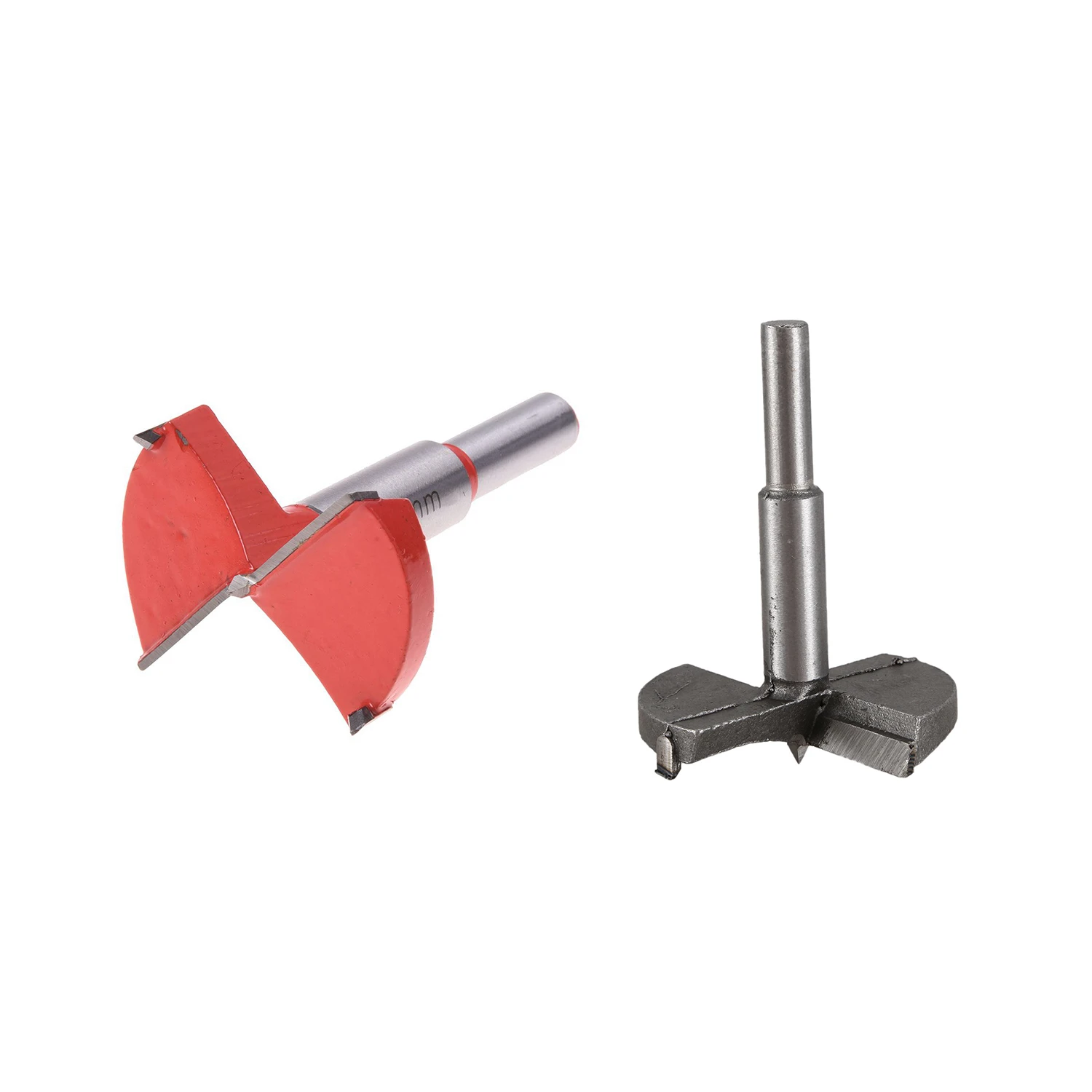 

2 Pcs Forstner Bit: 1 Pcs 60Mm HSS Forstner Bit Wood Drills Art Drills Pipe Drills & 1 Pcs 50Mm Wood Boring Set Woodworking Fors