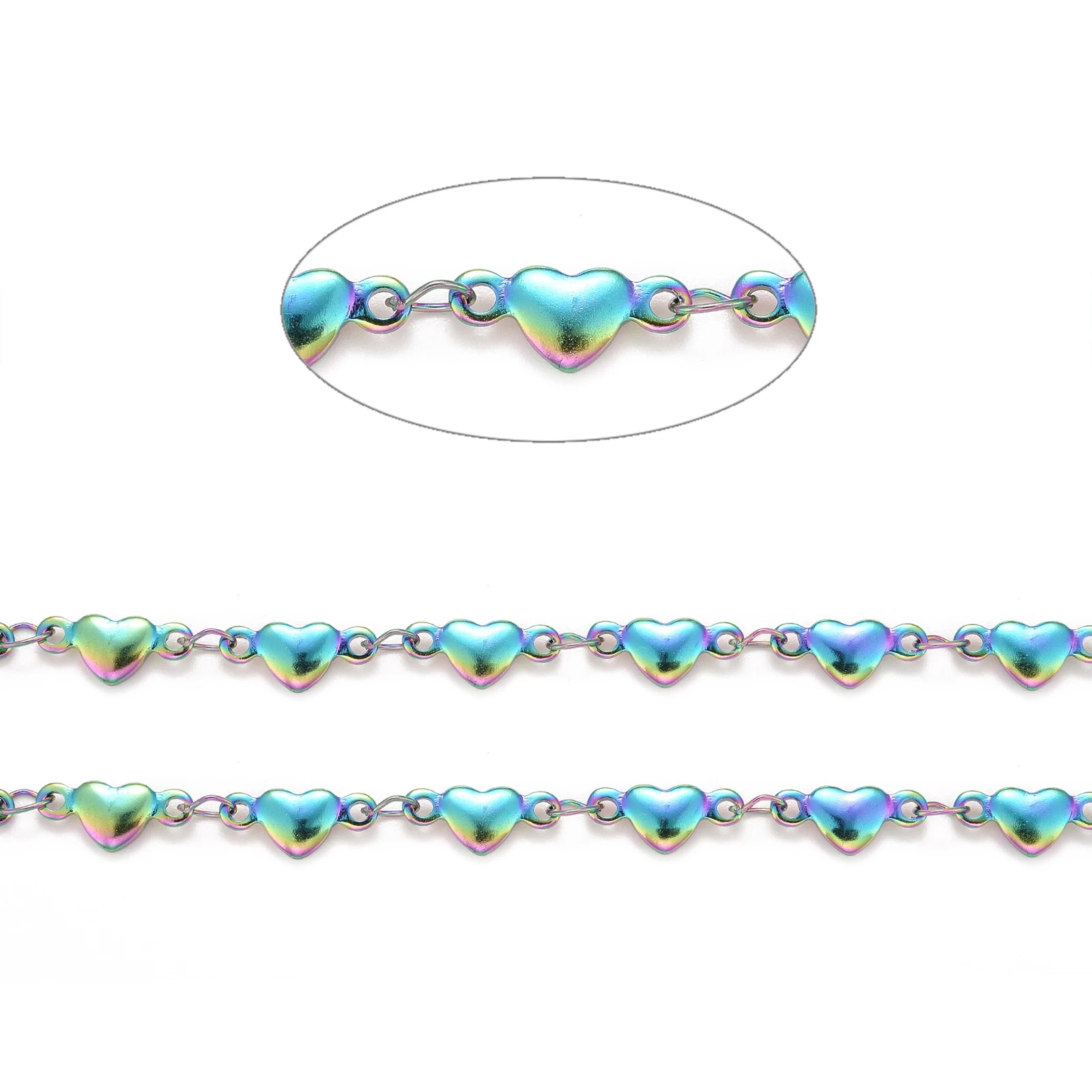 Рисунок 3 - Цепочки из нержавеющей стали 304 с сердечками