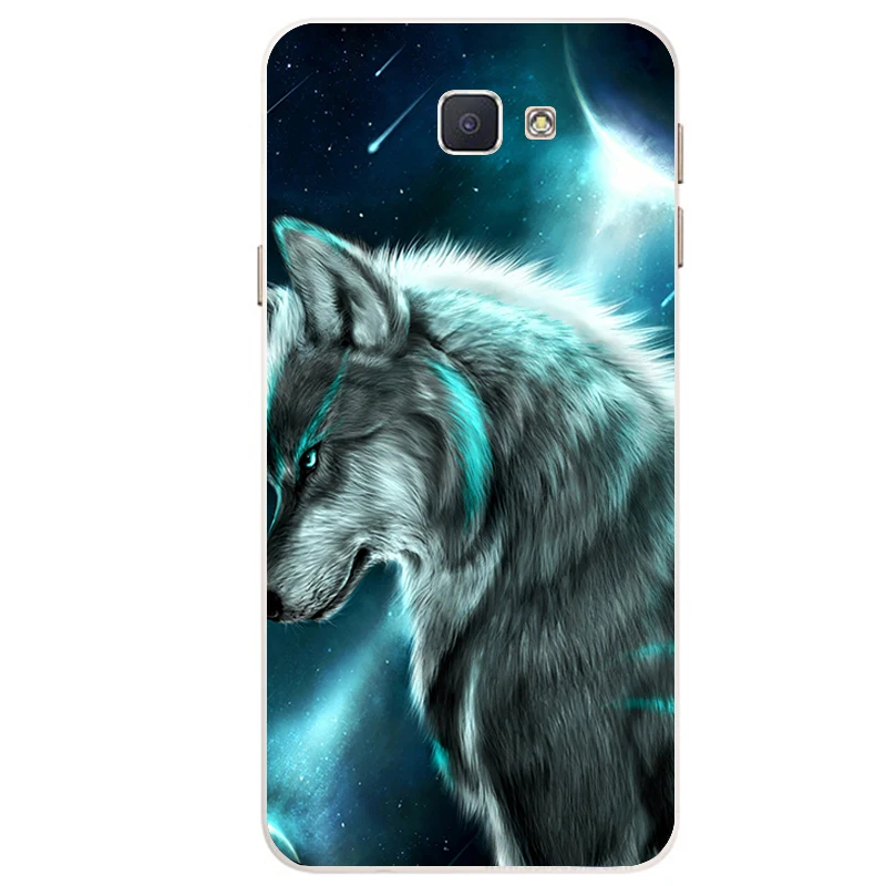 Soft TPU silicone Cases FOR Samsung Galaxy J5 Prime G570F Cat Cover Phone | Мобильные телефоны и аксессуары