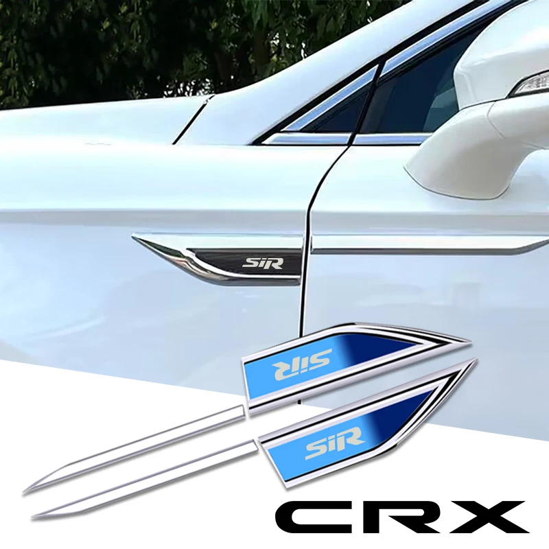 

2pcs car accessory Side Doors Blade car stickers car accessories interiors for Honda crx sir