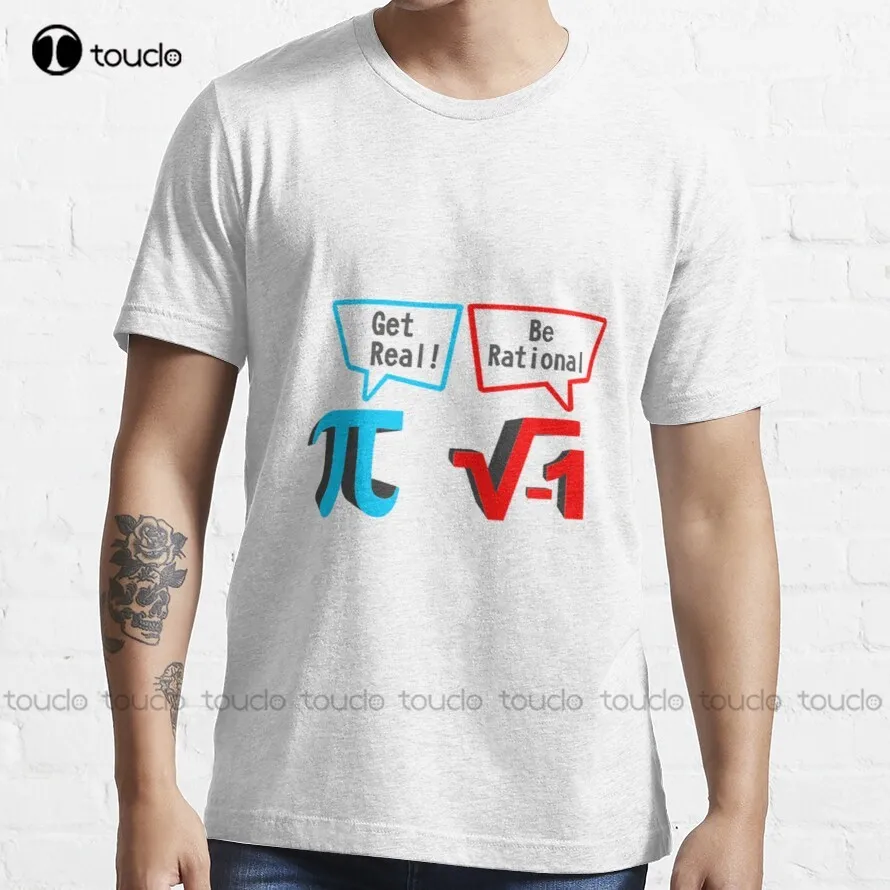 

Быть рациональным, получить реальный тренд, футболка для девочек, белые футболки на заказ, Aldult, Подростковый, унисекс, футболки с цифровой пе...