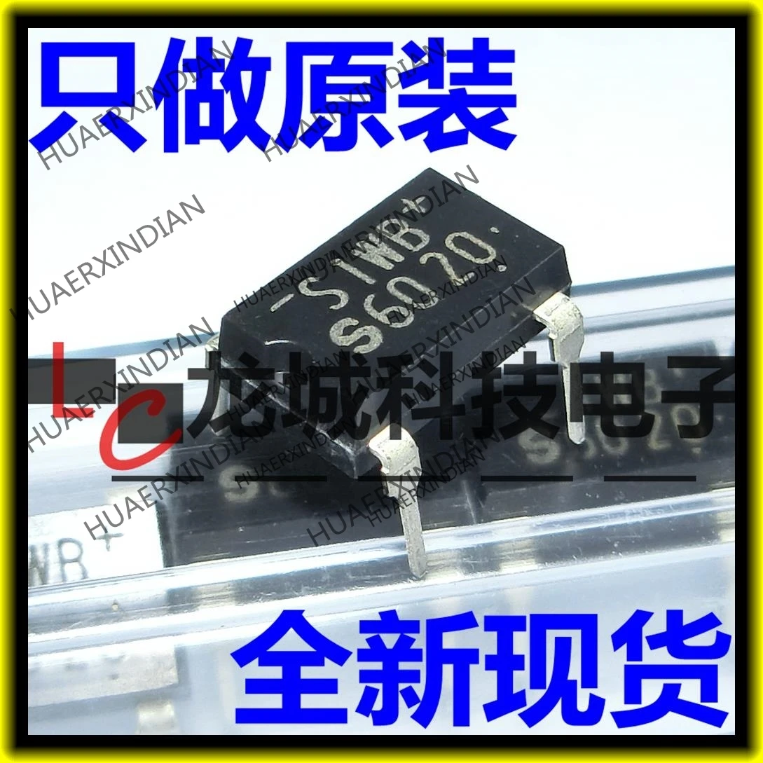 

10PCS/LOT NEW S1WB60 S1WBS60 DIP-4 1A/600V in stock