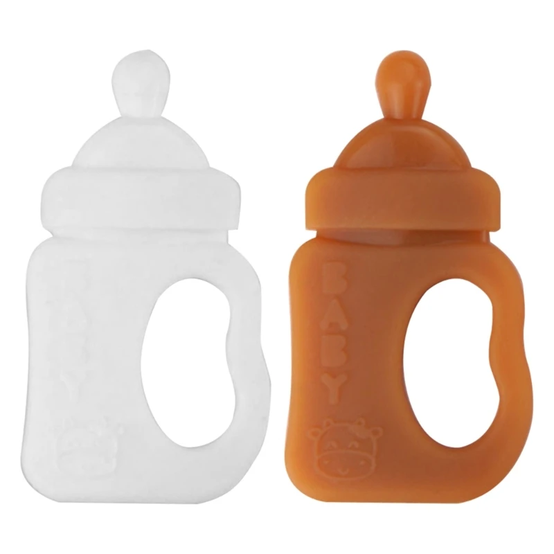 

Toddler BPA Free Nursing SootherInfants Chewing Teether Milk Bottle Molar Toy