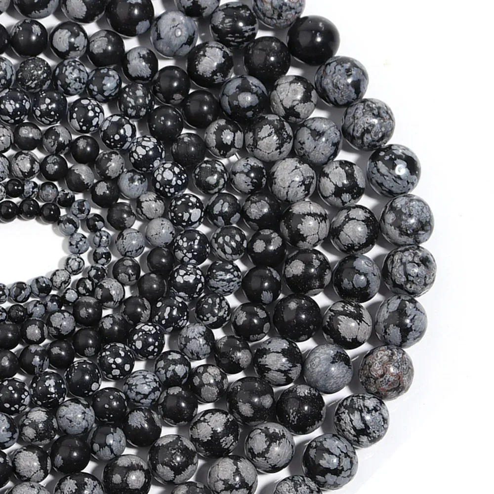 Бусины из натурального камня 4/6/8/10/12 мм