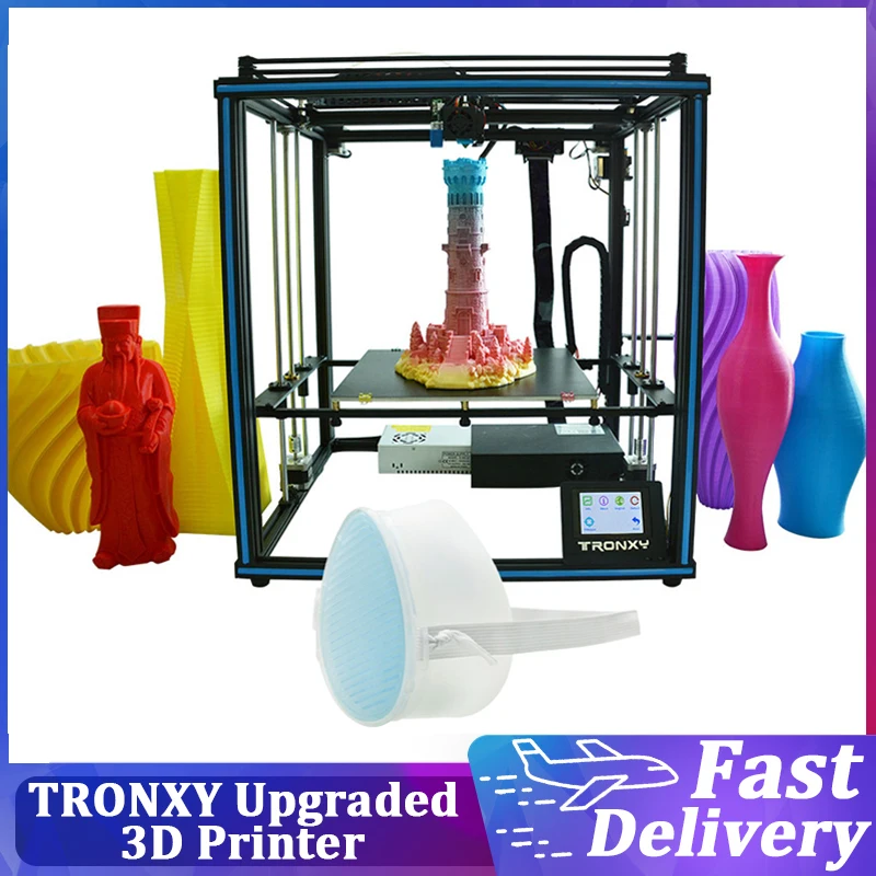 

Tronxy Upgraded 3D Printer DIY Kit Support Auto Leveling Resume Printing Filament Run Out Detection High Accuracy 3D Printing