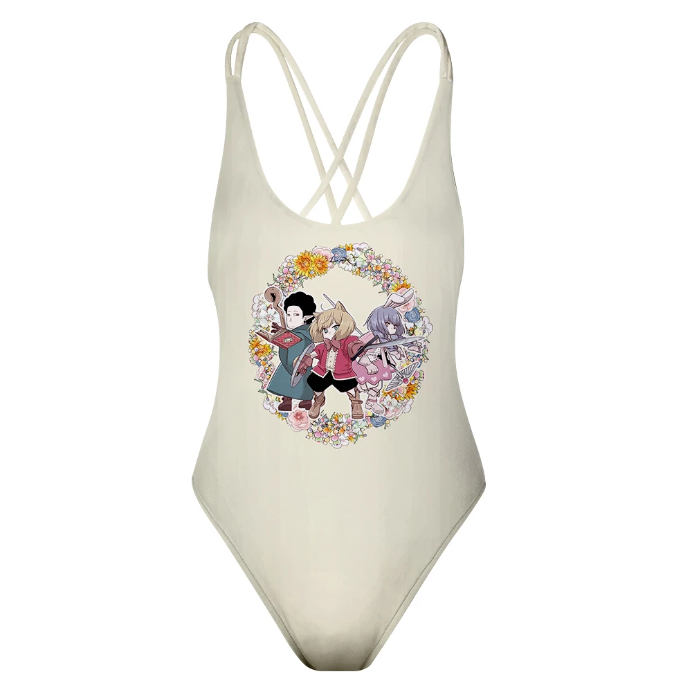 

Women Sling One-piece Swimwear My Love Story with Yamada-kun at Level999 Anime Backless Swimsuit Beach Bathing Suit