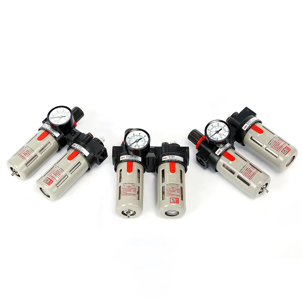 

SNS pneumatic AFC/BFC Series F.R.L combination air Source treatment unit filter regulator lubricator