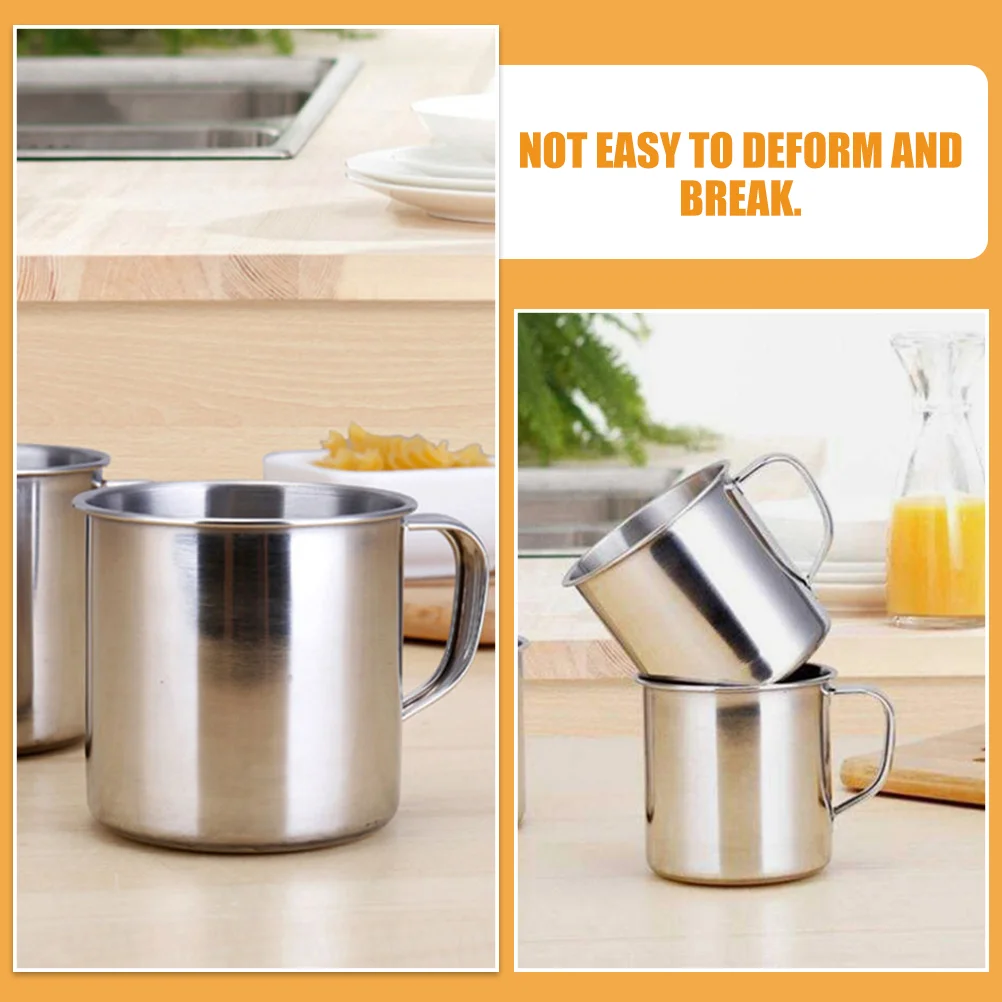 2-х шт. металлическая чашка для воды из нержавеющей стали детские студенческие