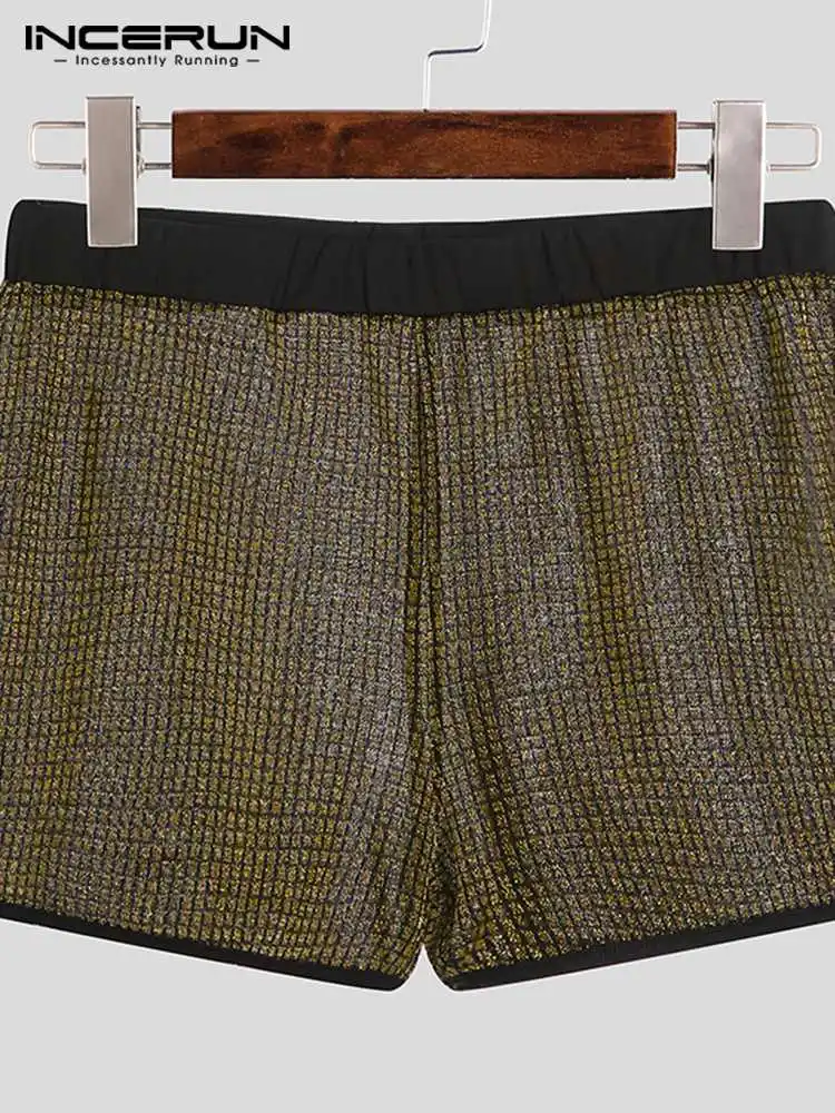 Fashion Casual Style New Men' Sets INCERUN Stylish Male Sexy Leisure Loungewear Reflective Two-piece Sleeveless Suits S-5XL 2022