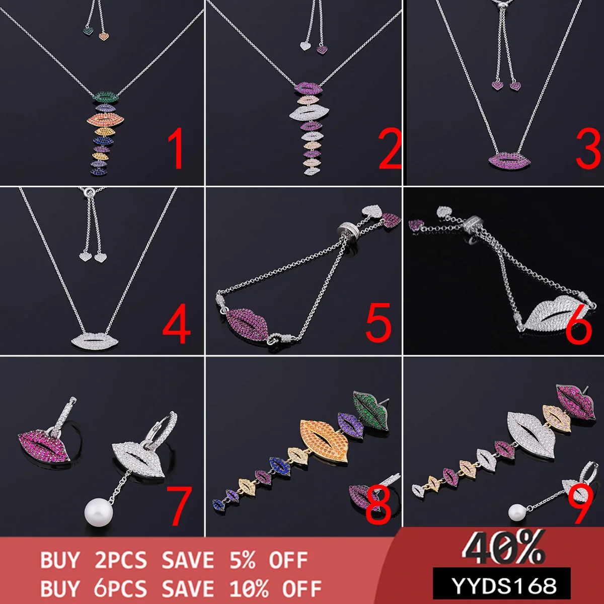 

Серебряные жемчужные губы S925 пробы, асимметричные серьги, цветные серьги, браслеты, одежда, роскошные монастенные украшения.