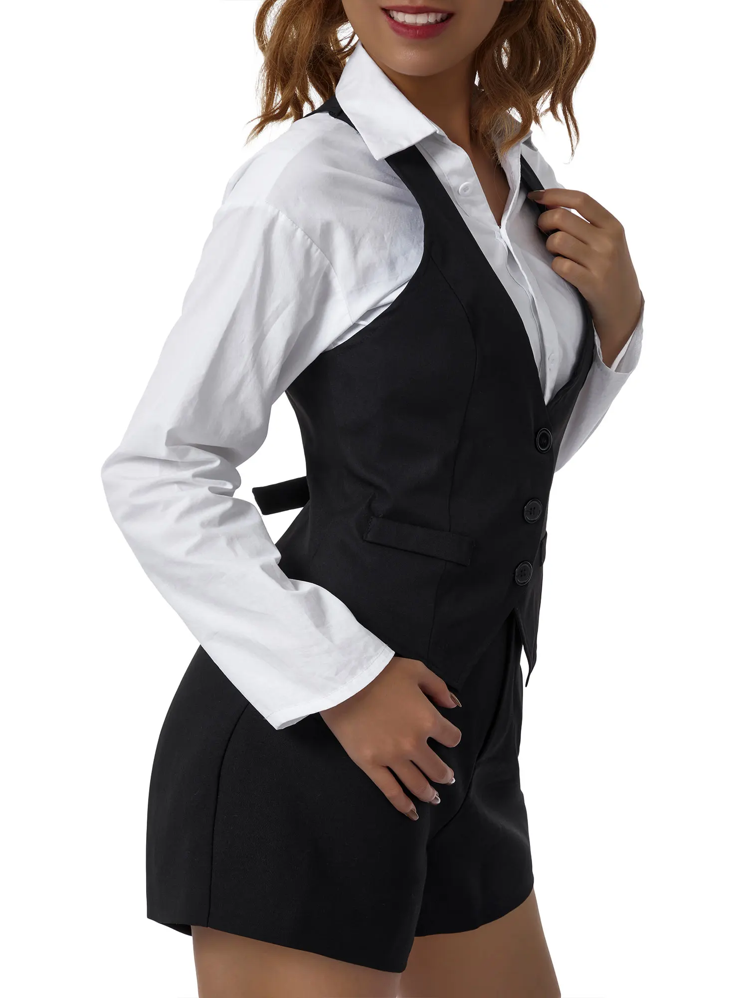 

Женская винтажная Готическая уличная одежда, блузка, жилет Y2K, жилет с V-образным вырезом, топ на бретелях-спагетти, облегающая куртка