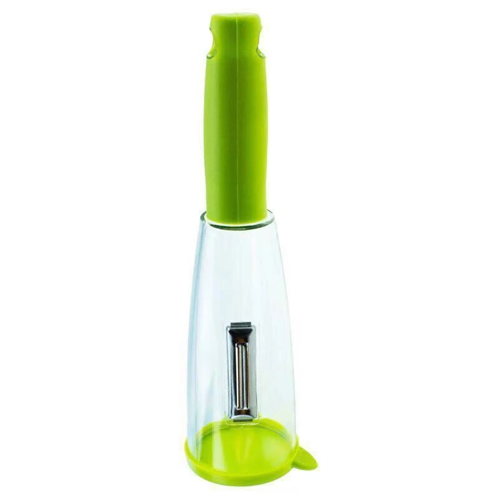 

Storage Peeler with Tube Storage Peeler Scraper Peel Fruit Kitchen