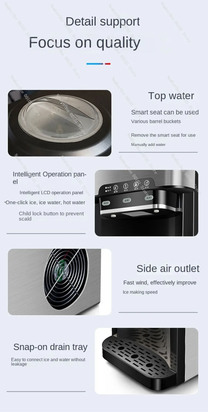 Льдогенератор для питьевой воды 48 фунтов ежедневные кубики производители из