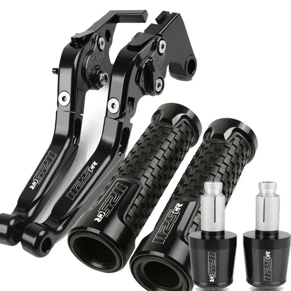 

Motorcycle Accessories CNC Adjustable Extendable Brake Clutch Lever Handlebar Handle Grips Ends For BUELL 1125CR 1125 CR 2009