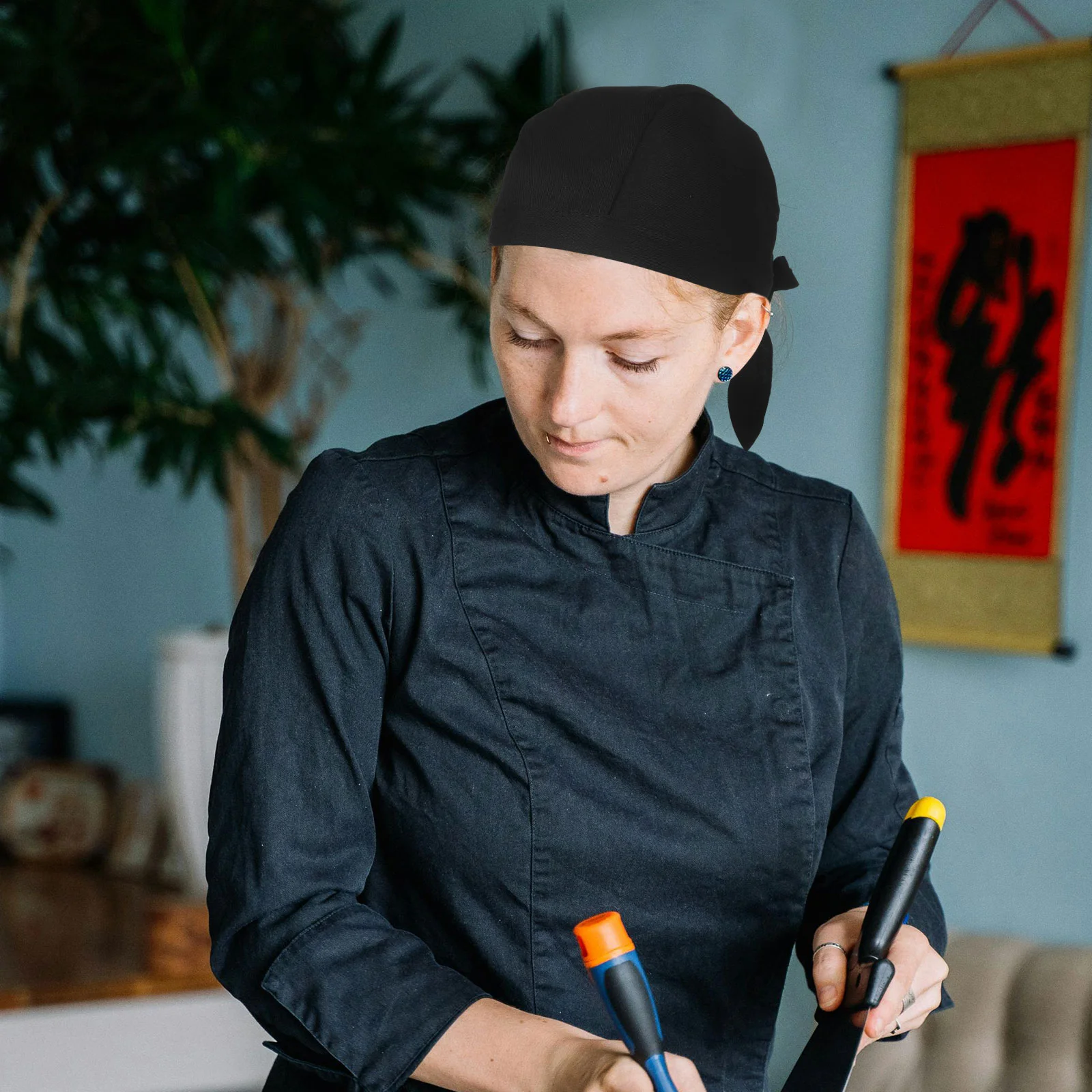 Кепка для кормления шляпа шеф-повара черные декоративные шапки брюки ресторан