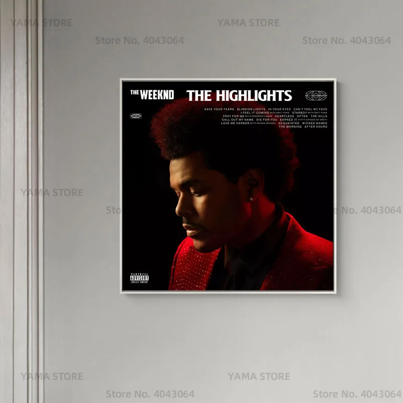 J598 The Weeknd послепродажный альбом с изображением дома воздушных шаров поп-звезда