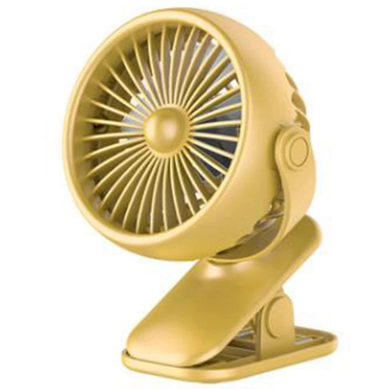 

Rechargeable USB Fan Desktop Mini Fan 3 Speed Super Mute Cooler For Office Car Travel Portable Cooling Clip Fans