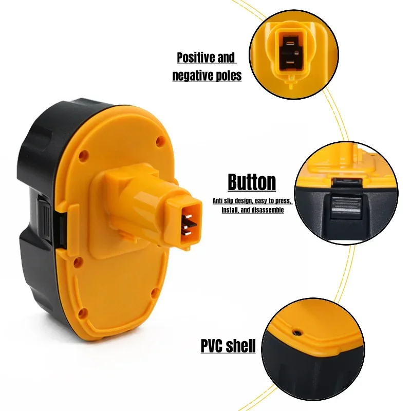 Аккумулятор для Dewalt DC9096 DE9039 DE9095 DW9098 DE9503 DW9096