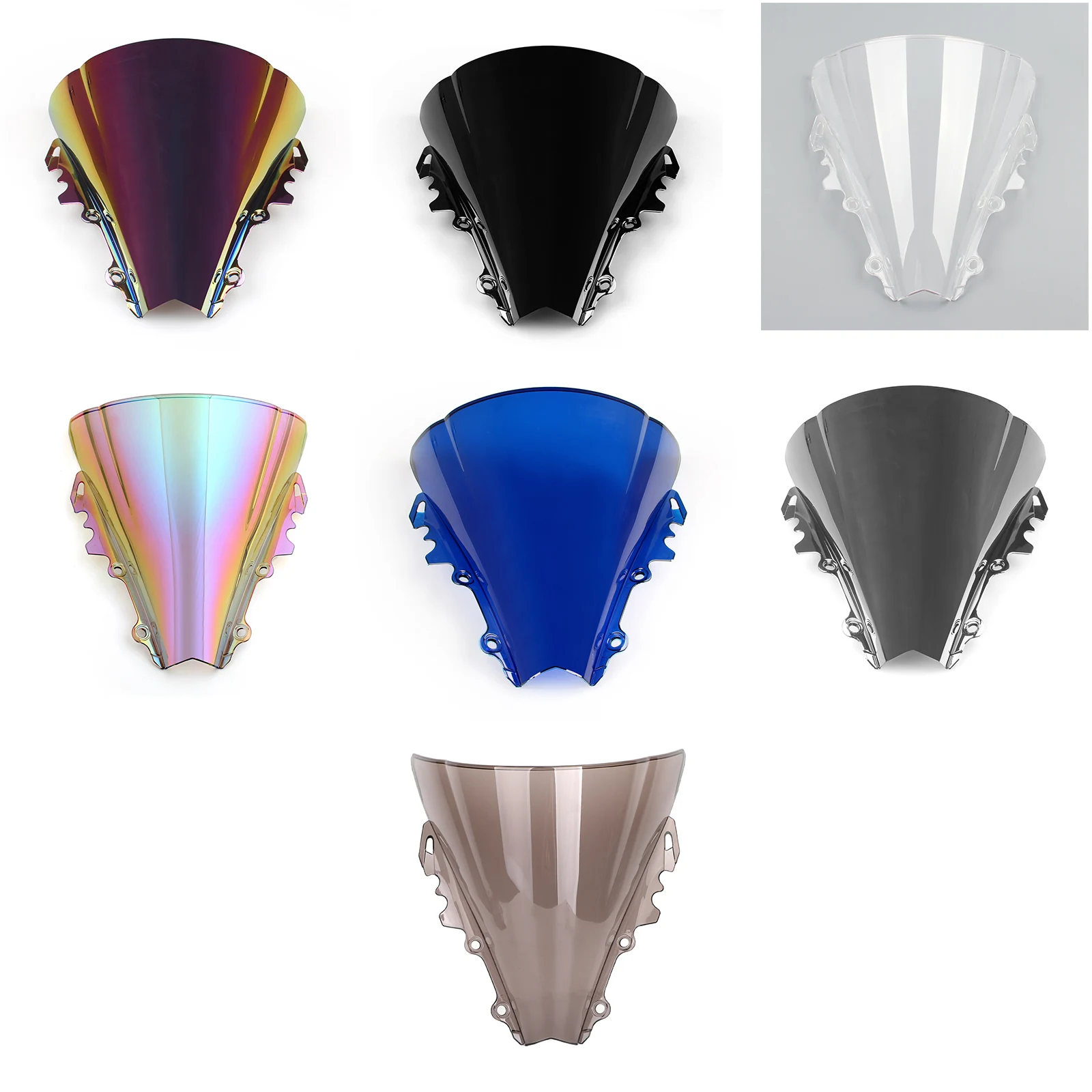 

Topteng Windshield Windscreen Double Bubble For Yamaha YZF R6 600 2006-2007 Motorcycle Accessories