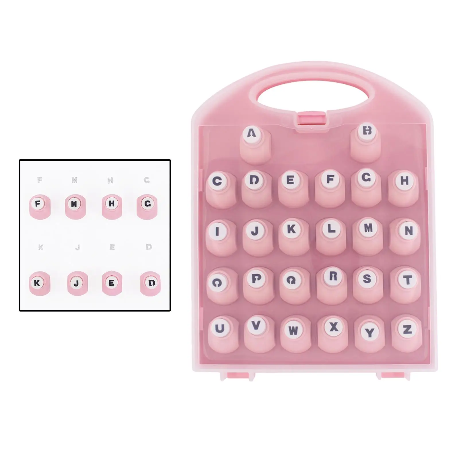 

26Pcs Mini Paper Craft Puncher Machine DIY Shape shaper Punch Embossing Tool Shape Hole Puncher Embosser Set