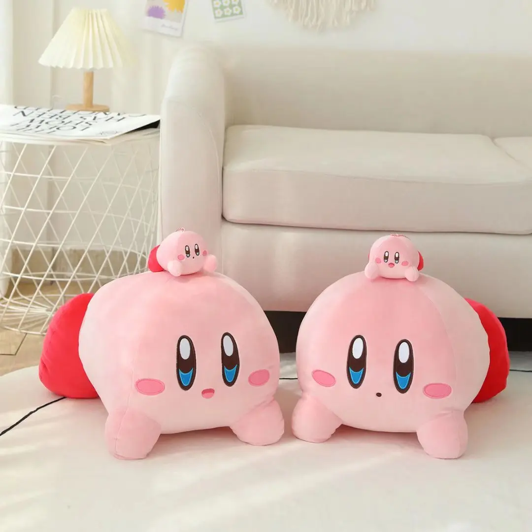 

TAKARA TOMY Kirby Plush Toy Cute Anime Japanese Style Kawaii HAL Kirby Plushies Hug Pillow Cartoon Pendant Xmas Gifts For Girl