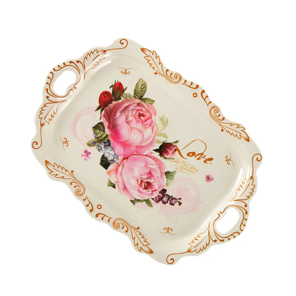 Европейский поддон поднос для сервировки еды ресторан десертная тарелка простой