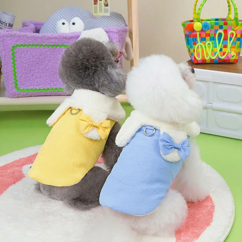 

Pet Coat Stylish Pet Winter Coat Adorable Heart Pattern Warm Button Closure for Cold Weather Comfortable Pet Coat for Dogs/cats