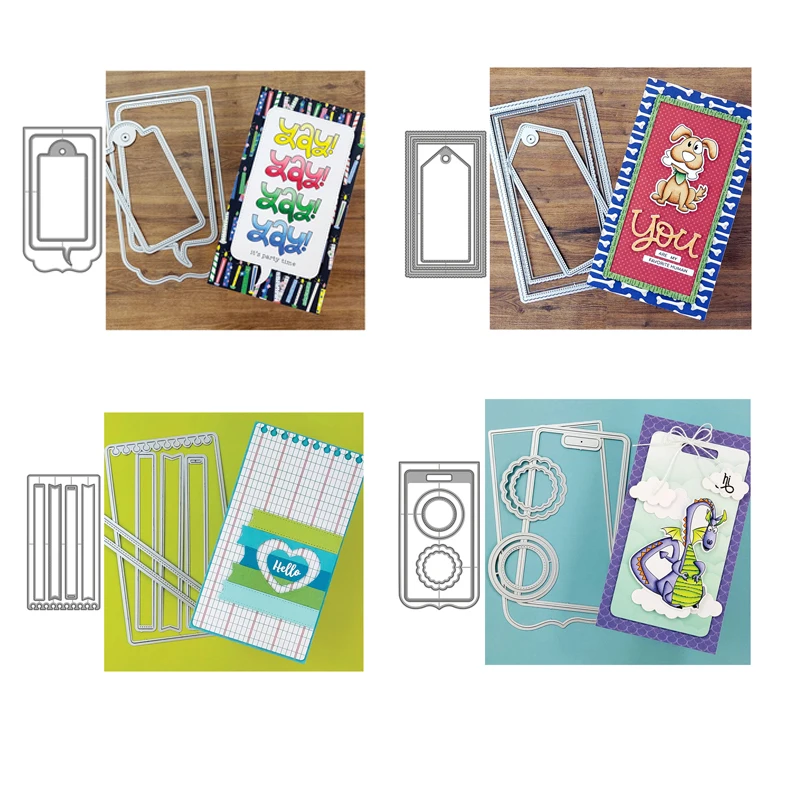 

Tags Metal Cutting Dies for Scrapbooking Handmade Tools Mold Cut Stencil New 2022 DIY Card Make Mold Model Craft Decoration
