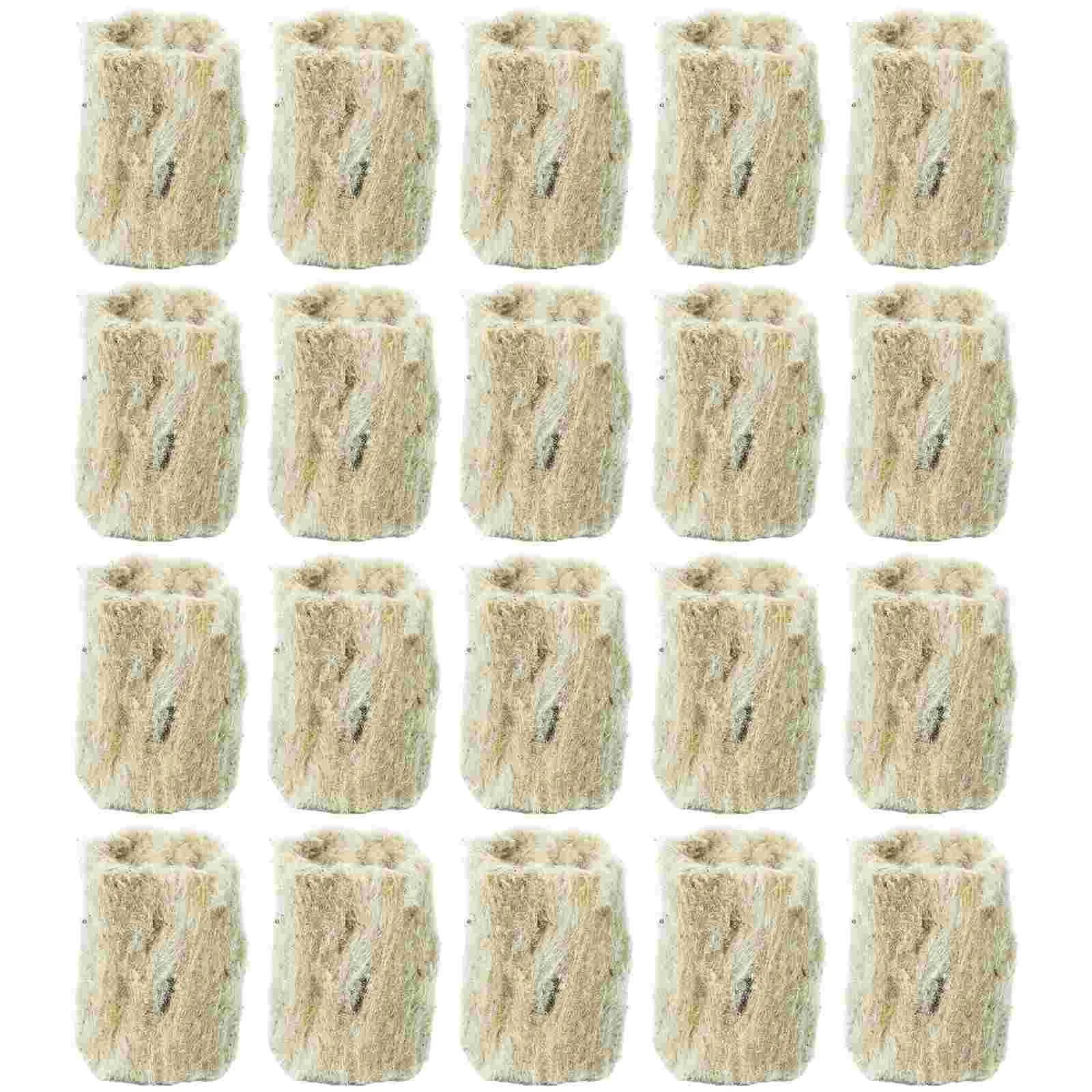 

20 Pcs Hydroponic Wool Plug Sponges Gardening Tools Planting Soilless Cultivation