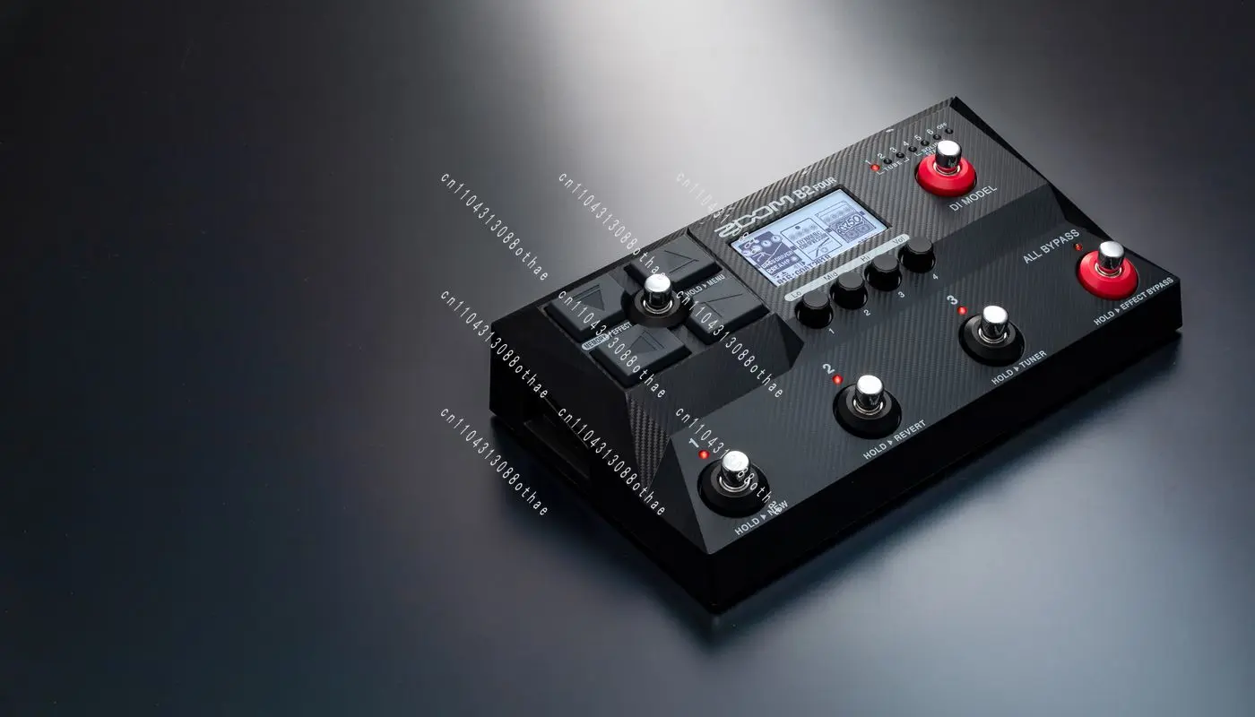 Фото Технология аудиоинтерфейса Zoom Multi-Layer IR Amp and Effects Emulator и 6 культовых моделей DI Zoom B2 Four №5
