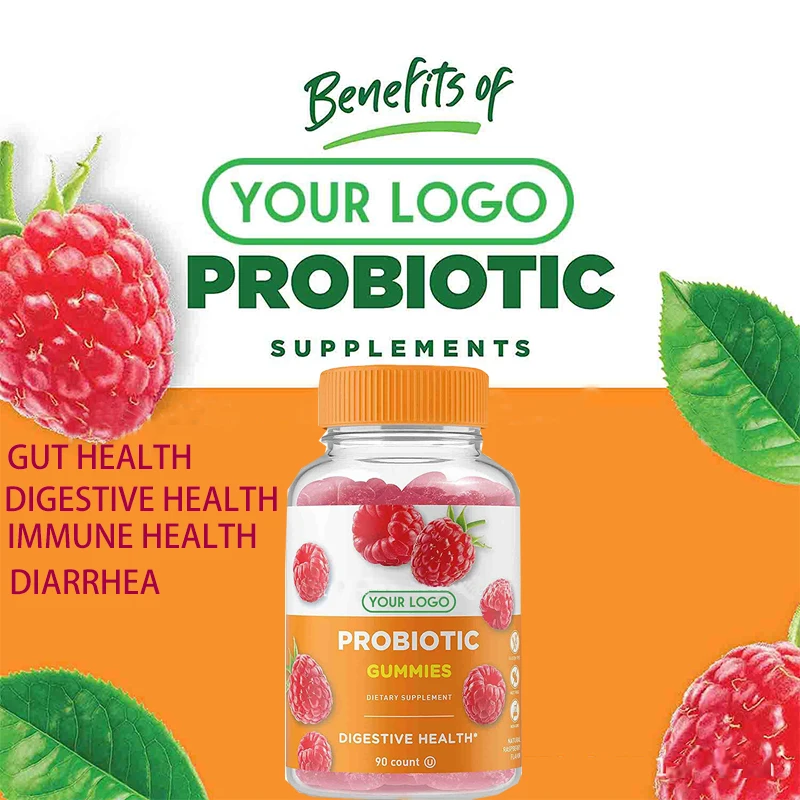 

New Probiotics Gummies Vitamin health food Maintain intestinal digestive system health and enhance immunity Free shipping