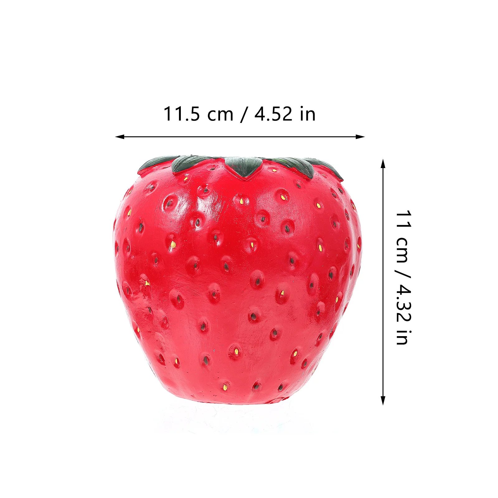 

1PC Desktop Flower Arrangement Vase Emulation Strawberry Vase Realistic Strawberry Vase for Office