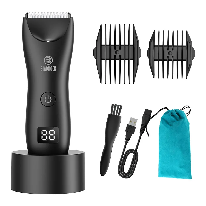 2023 Electric Body Groomer Pubic Hair Trimmer for Men Balls 