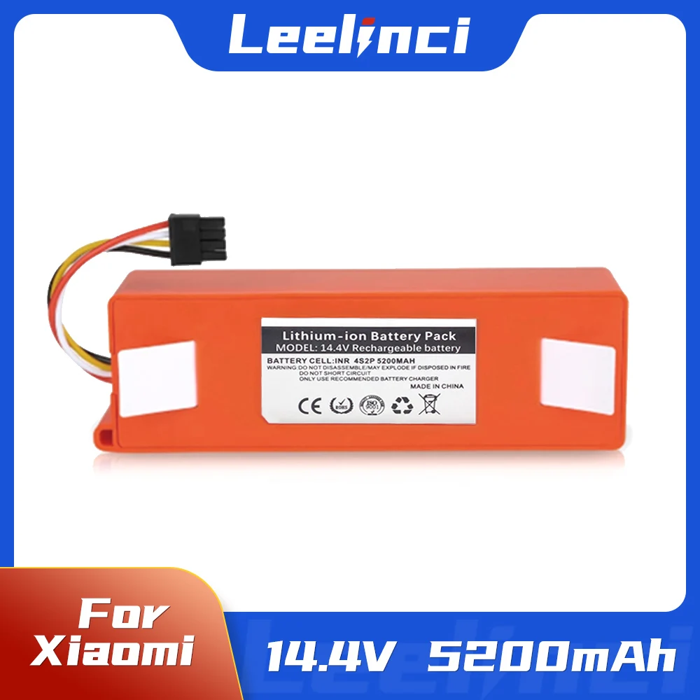 

14.4V li-ion Battery Robotic Vacuum cleaner Replacement Battery for Xiaomi Robot Roborock S50 S51 S55 Accessory Spare Parts