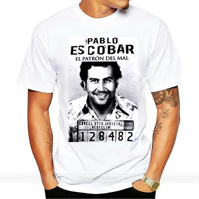 Винтажная Футболка В Стиле Thug Life Pablo Escobar Gangster Design Колумбийский Наркотический