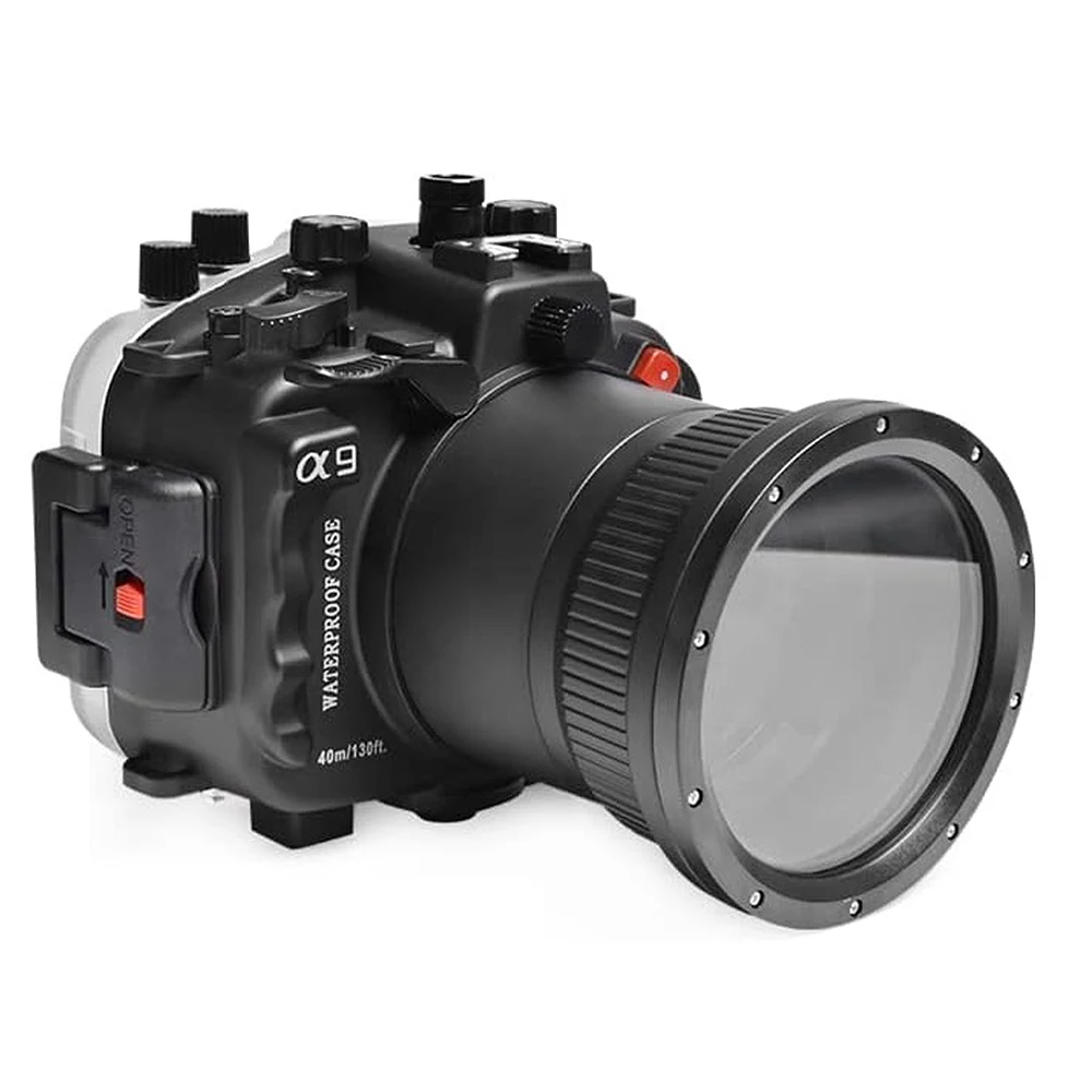 

Mcoplus WP-A9 40m/130ft подводная камера для дайвинга, водонепроницаемый корпус, фотокамера Sony A9 с объективом 90 мм