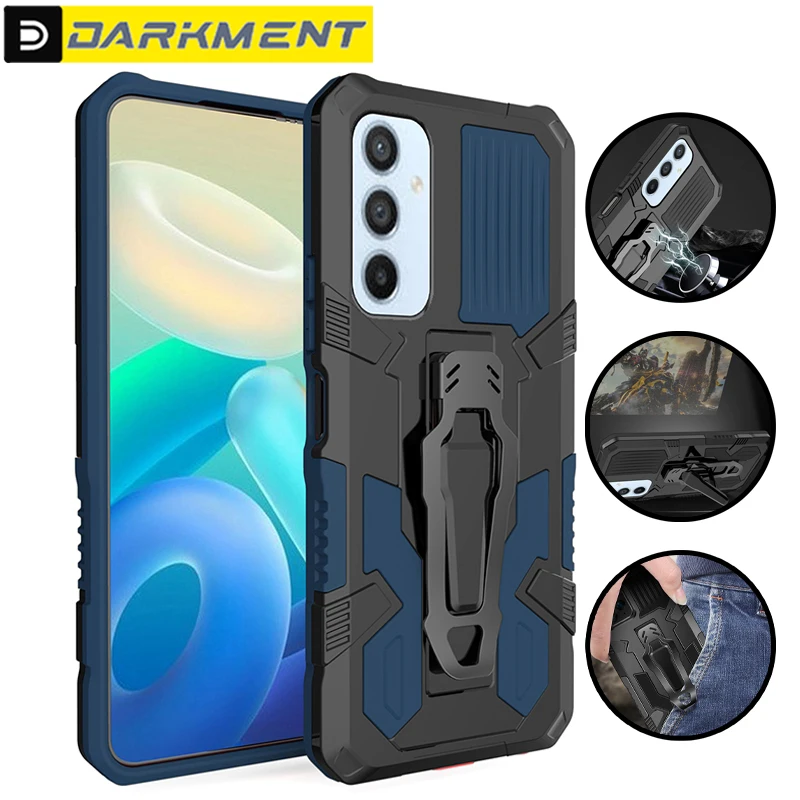 

Shockproof Holder Case For Samsung Galaxy A54 A34 A24 A71 A51 A41 A31 A21 A21S A20S A11 A10S A01 Armor Magnetic Bracket Cover