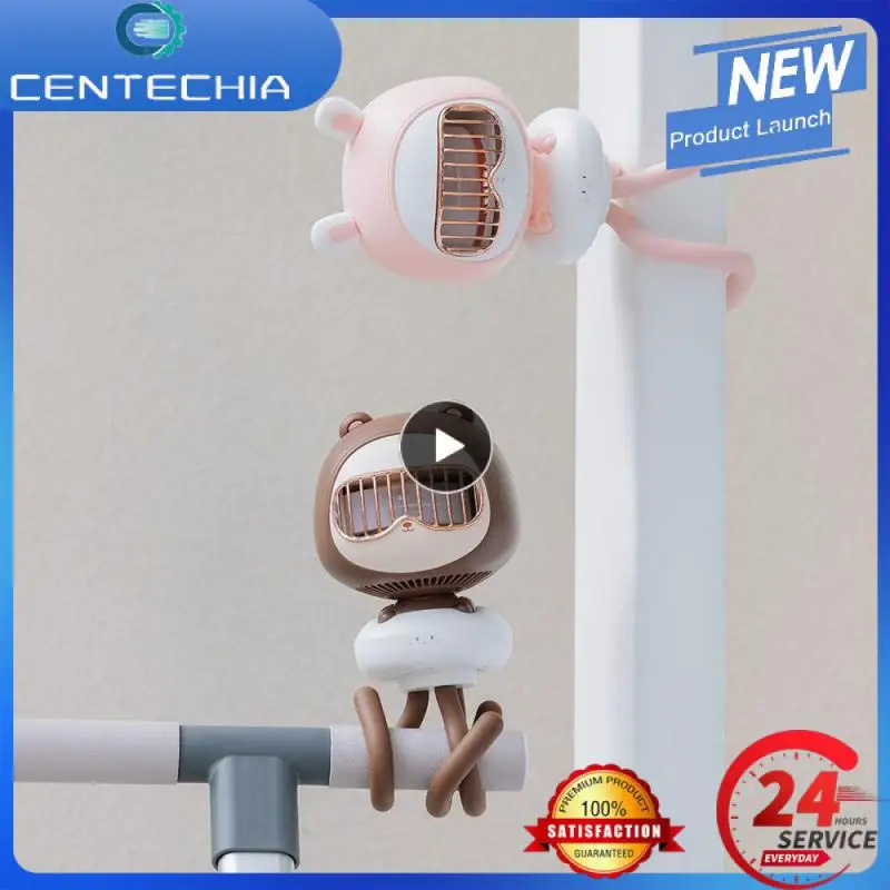 

Lasting Life Desktop Wireless Air Cooler Handheld Baby Fans Multifunctional Automatic Shaking Head Octopus Support Small Fan