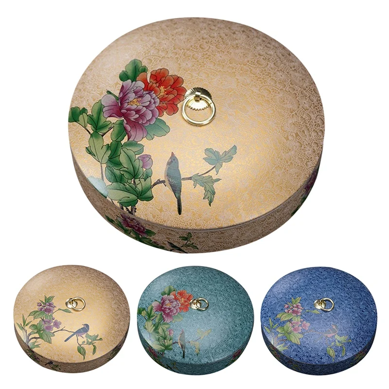 

Chinese Ceramic Tea Caddy Large Pu'er Tea Cake Household Stoneware Airtight Jar Moisture-Proof Tea Can Tea Container