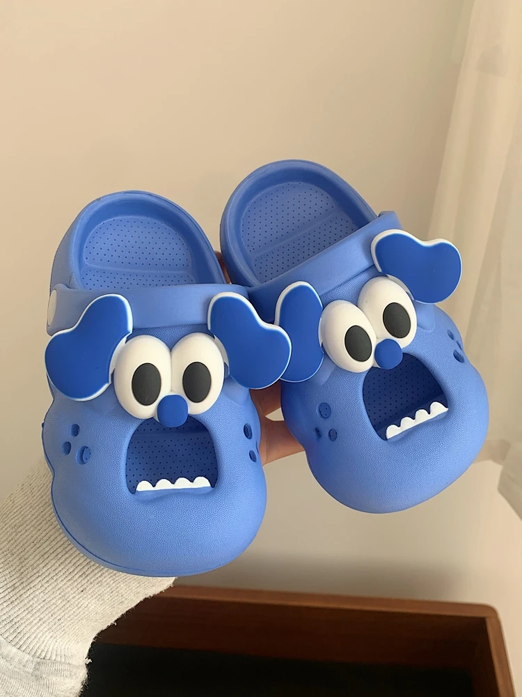 Шлепанцы для мальчиков и девочек пляжная обувь сада лето 2024 детские сандалии с