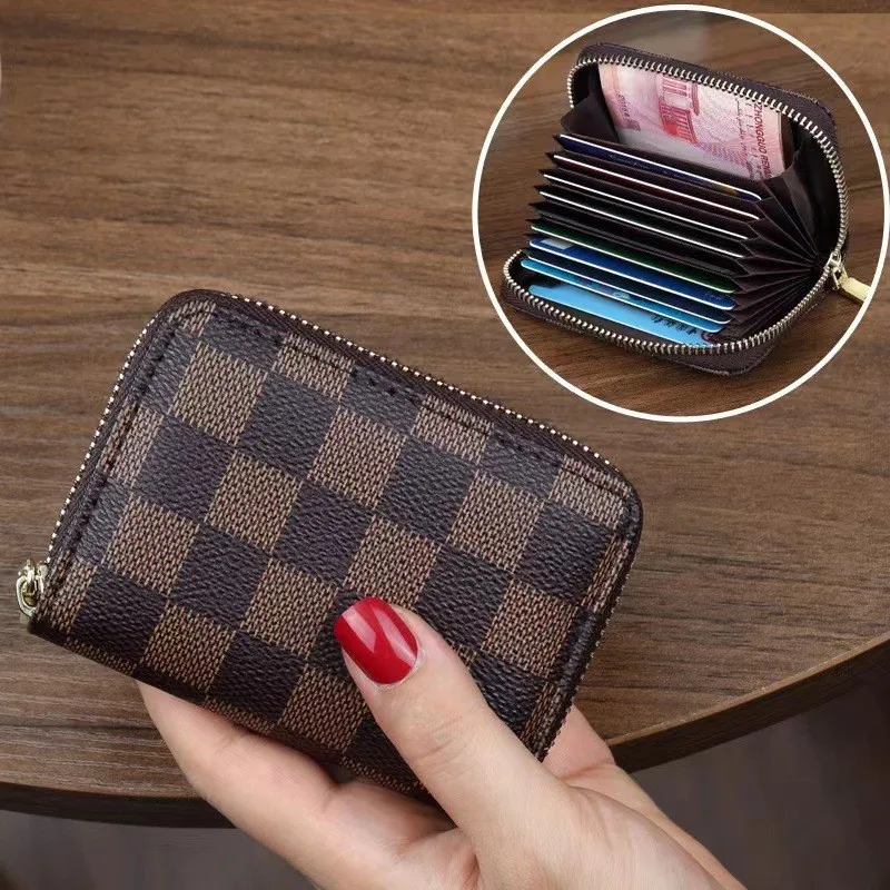 

Multi Functional Casual Zero Wallet Organ Card Bag Large Capacity Small Card Holder for ID and Driver's License Men Women