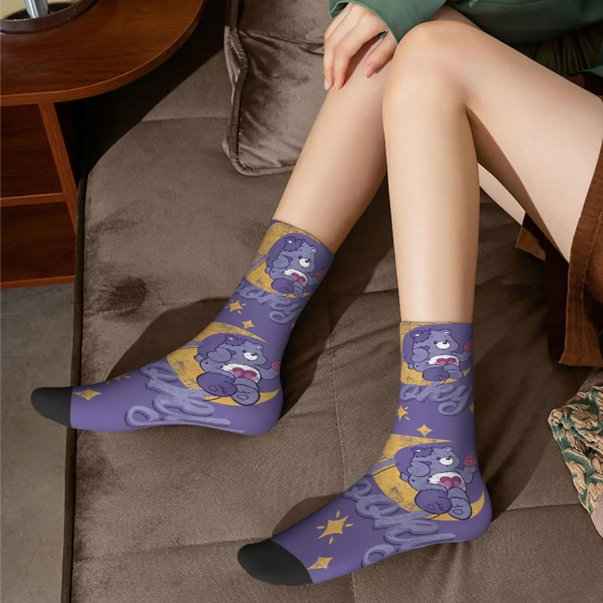 Осенне-зимние Смешные носки унисекс поглощающие пот для футбола