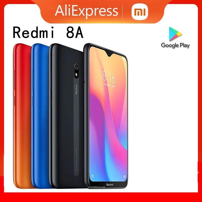 

original Xiaomi Redmi 8A smartphone 5000mAh Battery Snapdargon 439 Camera Mobile Phone